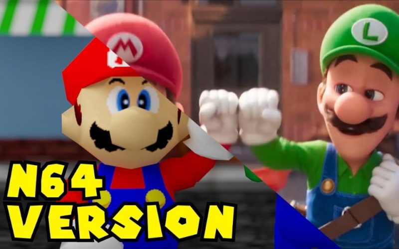Tráiler de la película Super Mario Bros rehecho con gráficos de Super Mario 64