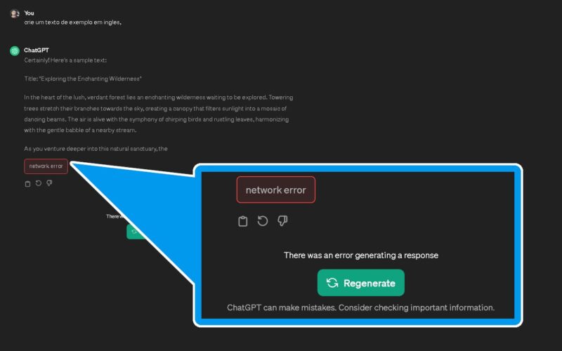 ChatGPT “Network error”: ¡Cómo solucionarlo!