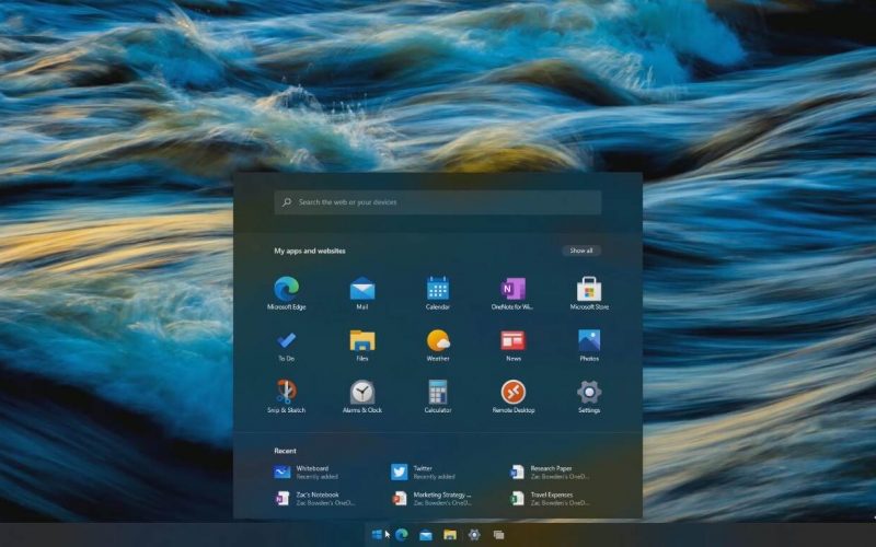 Windows 10X: Leaked system visuals and features [video]