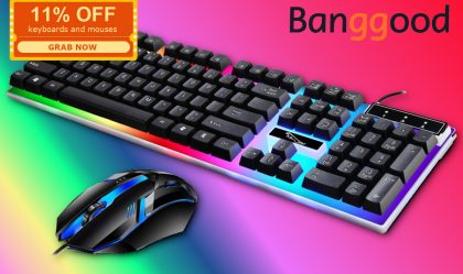 Imagem de BangGood: Discount coupon gives 11% on mouses and keyboards!