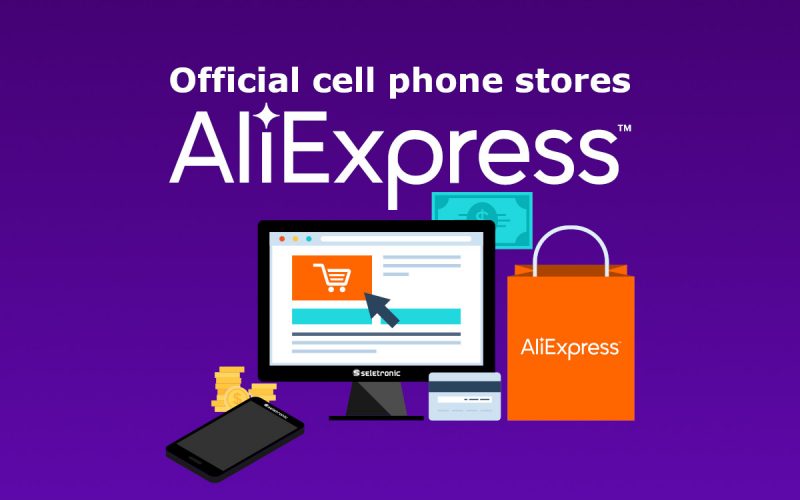 Imagem de Official or secure mobile phone stores to buy on AliExpress
