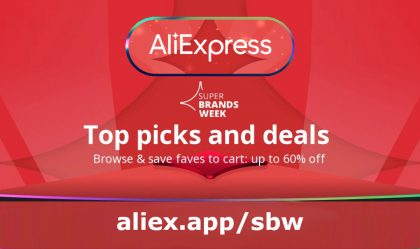 Imagem de AliExpress Super Brands Week: 60% and lots of discount coupons